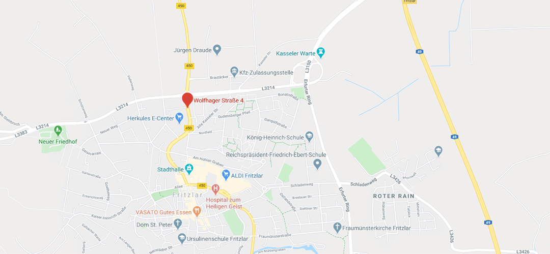 Niederlassung Fritzlar Wolfhager Straße 4, 34560 Fritzlar