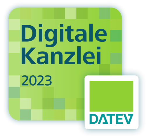 GWB ist digitale Kanzlei 2023 Gütesiegel Digitale Kanzlei von DATEV